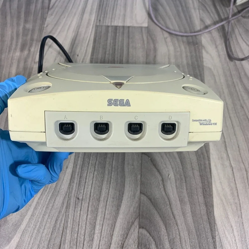 SEGA Dreamcast Console - White With Controller And Memory Tested Working